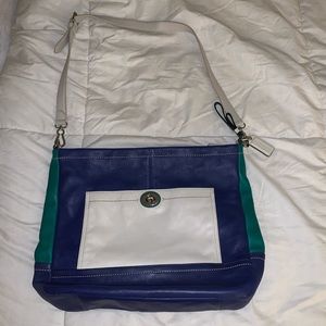 Coach multi color large bag
